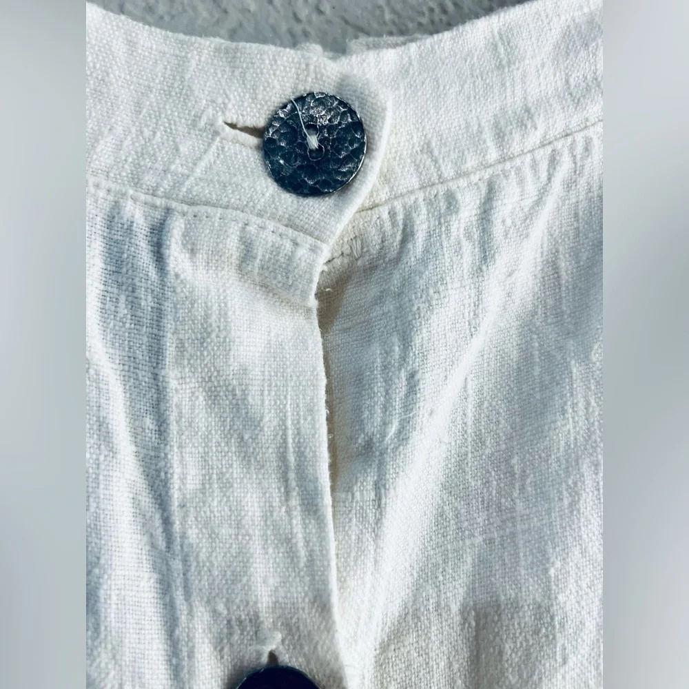 Nannette Keller 100% Linen skirt size 1X Bohemain , wester , beach day etc